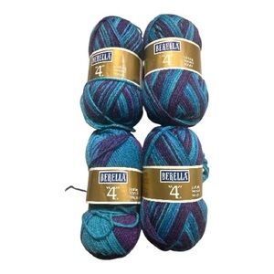 Vintage Spinrite Berella  4 ply Knitting Yarn Blackberry Twist